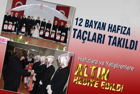 12 Hafıza Taçları Takıldı