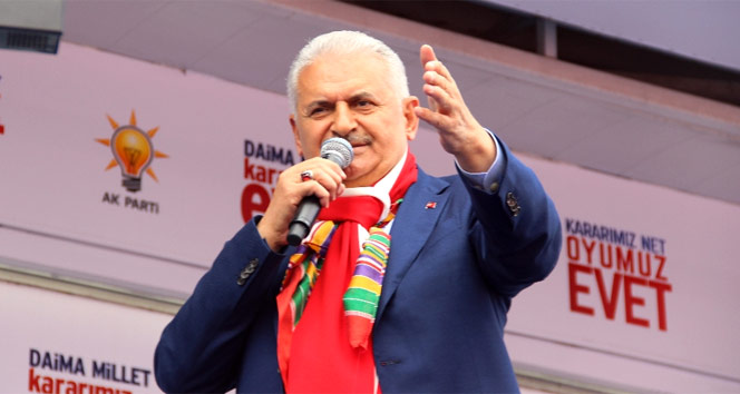 Başbakan Yıldırım: "Evet çıkacak, siz de biteceksiniz"