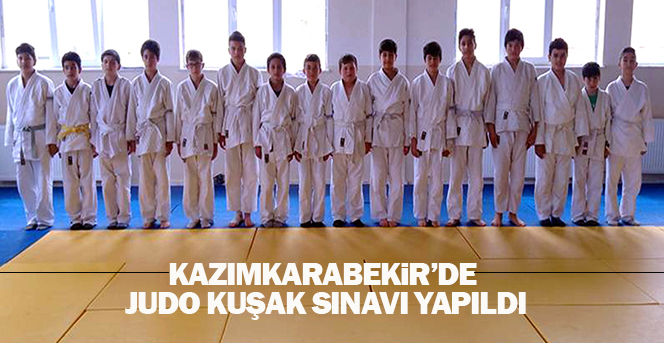 Kazımkarabekir’de Judo Kuşak Sınavı Yapıldı