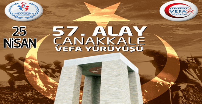 57. Alaya Vefa Yürüyüşü 25 Nisan’da