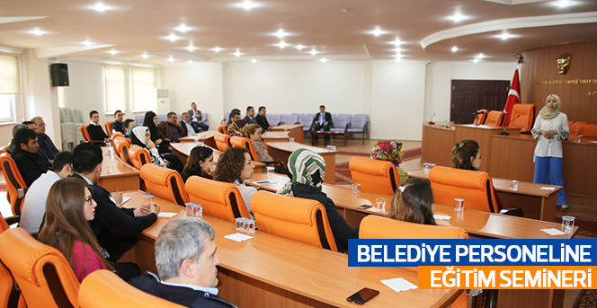 Belediye Personeline Eğitim Semineri