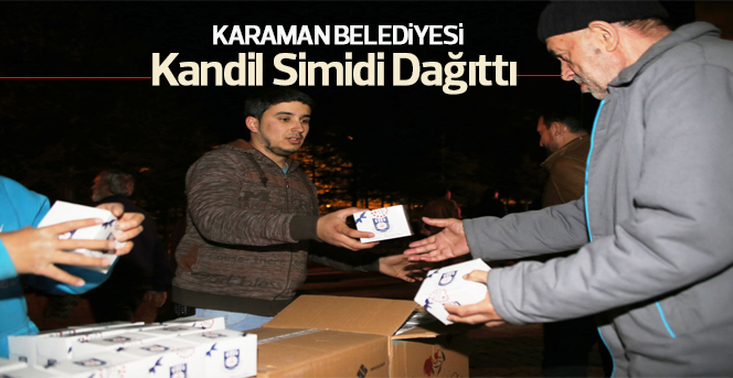 Karaman Belediyesi’nden Kandil Simidi İkramı