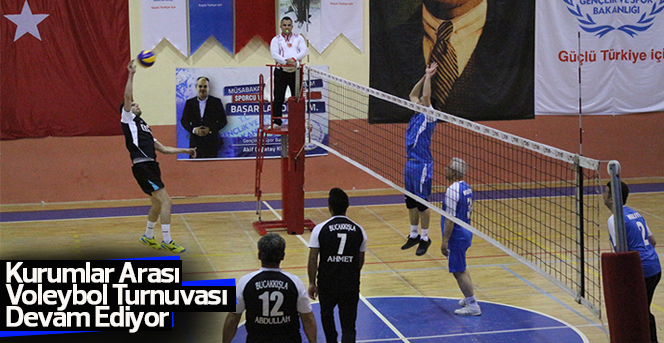 Kurumlar Arası Voleybol Turnuvası Devam Ediyor