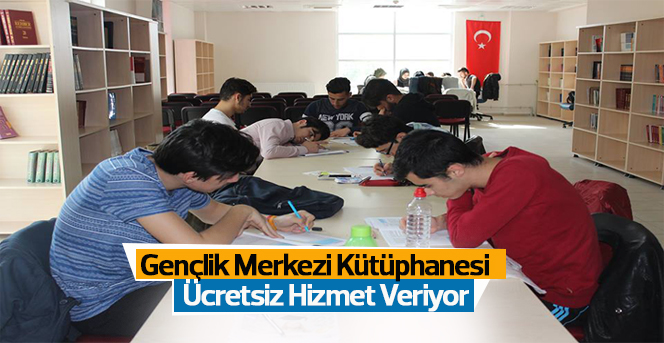 Gençlik Merkezi Kütüphanesi Öğrencilerle Hayat Buluyor