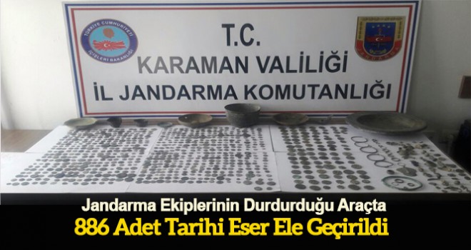 Karaman’da tarihi eser kaçakçılığı