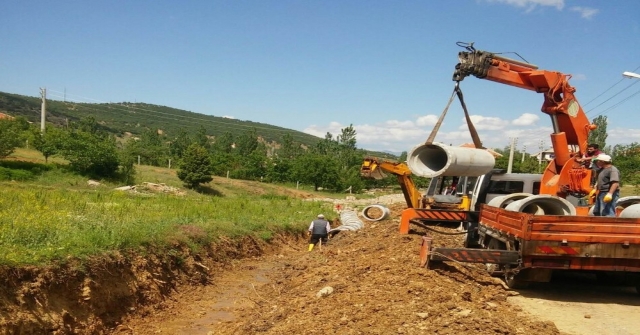 Seydişehirde Yağmur Suları Kontrol Altında