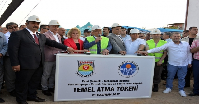 Tarsusta 3 Köprünün Temeli Atıldı