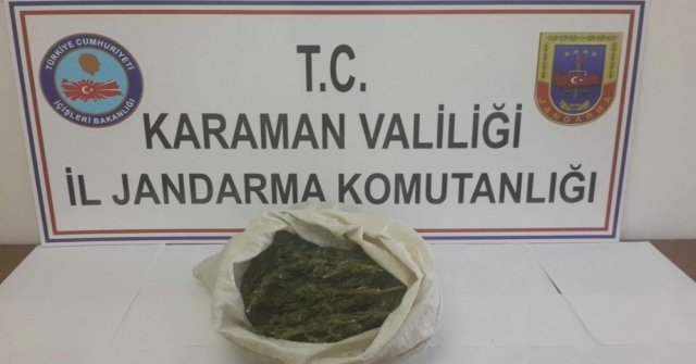 Karamanda Jandarmadan Uyuşturucu Operasyonu