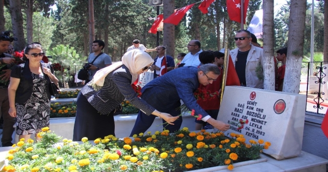 15 Temmuz Şehitlerini Anma Programı Mersin Şehitliğinde Başladı