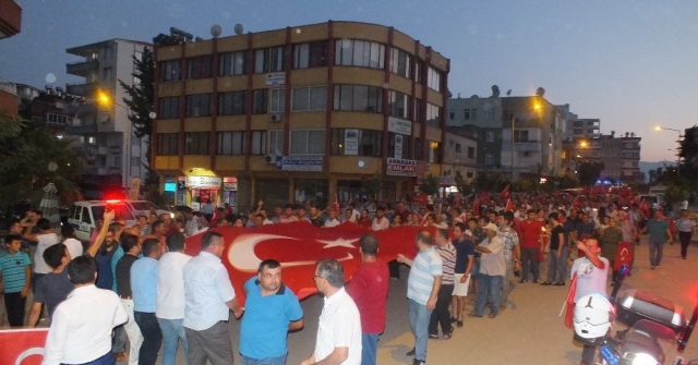 Anamurda 15 Temmuz Yürüyüşü