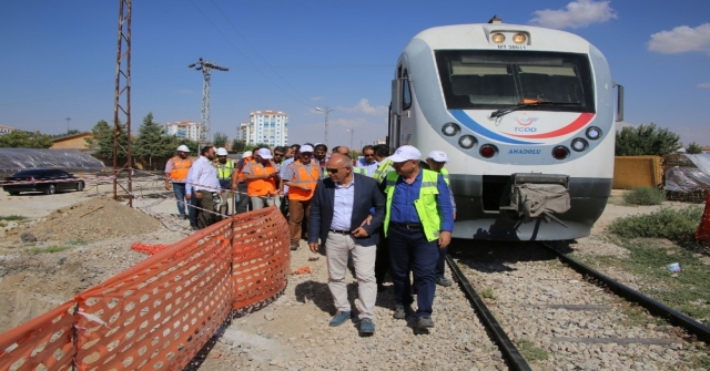 Tcdd Genel Müdürü Apaydın, Karamanda Hızlı Tren Çalışmaları İnceledi