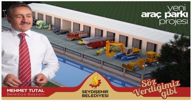 Seydişehir Belediyesinden Makine Parkına Modern Bina