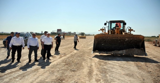 Vali Merak, Çevre Yolu Çalışmalarını İnceledi