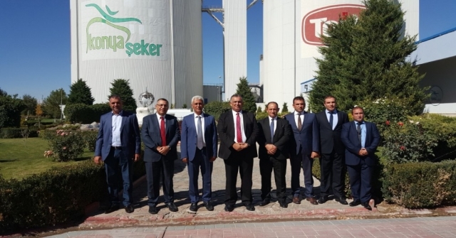 Kktc Tarım Bakanı Nazım Çavuşoğlu, Konya Şekeri Ziyaret Etti