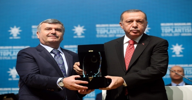 Cumhurbaşkanı Erdoğandan Konya Büyükşehire Ödül