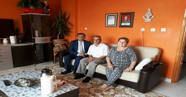 Başkan Pamuk, Şehit Ailelerini Ve Gazileri Ziyaret Etti