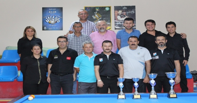 Karamanda İl Kontenjanı Üç Bant Bilardo Turnuvası Sona Erdi