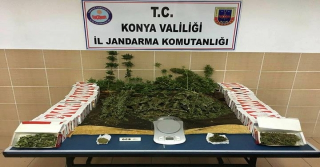 Konyada Jandarmadan Uyuşturucu Operasyonu