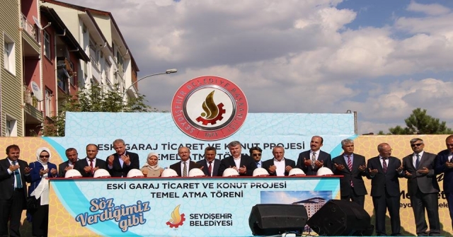 Seydişehirde Eski Garaj Ticaret Ve Konut Projesinin Temeli Atıldı