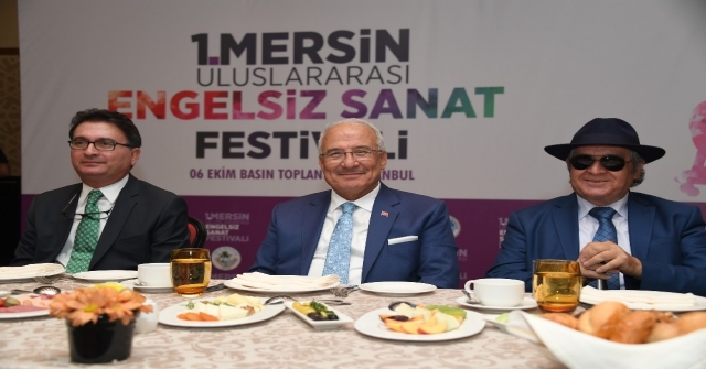 1. Mersin Uluslararası Engelsiz Sanat Festivali İstanbulda Tanıtıldı