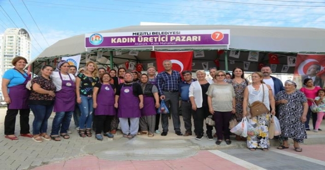 Mezitlide Kadın Üretici Pazarları Artıyor