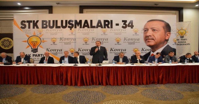 Ak Parti Konya İl Teşkilatından Meslek Odaları Ve Stk Buluşmaları