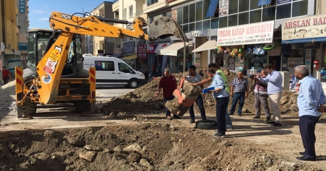 Yol Çalışmasında Tarihi Eser Bulundu