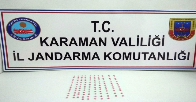 Karamanda Jandarmadan Uyuşturucu Operasyonu