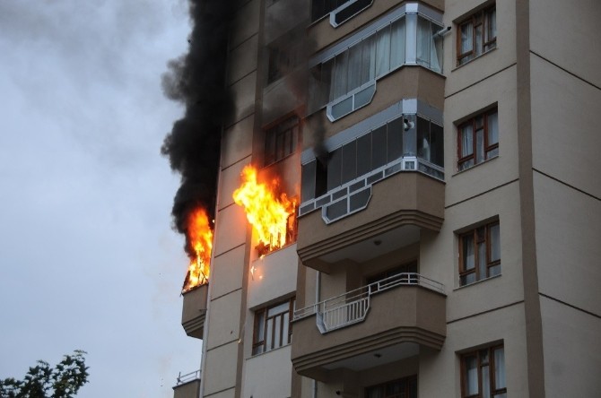 Konya’da Korkutan Yangın