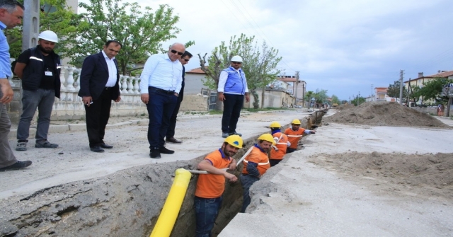 Başkan Çalışkandan İki Mahalleye Doğalgaz Müjdesi