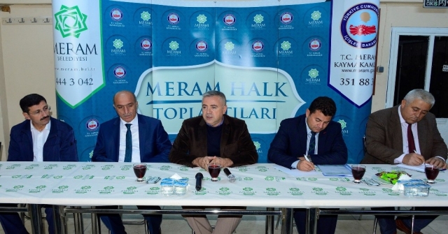 Meramda Halk Toplantıları Devam Ediyor