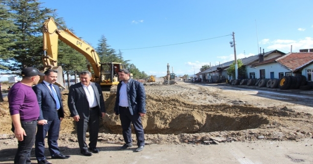 Seydişehirde Makine Parkı Hizmet Binası Yapımına Başlandı