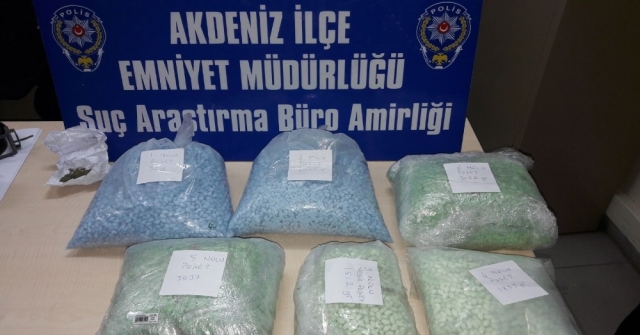 Mersinde 15.5 Kilo Uyuşturucu Hap Ele Geçirildi