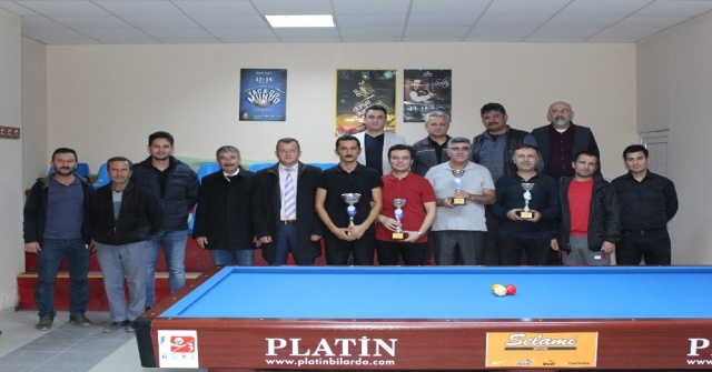 Karamanda Öğretmenler Günü Bilardo Turnuvası Sona Erdi