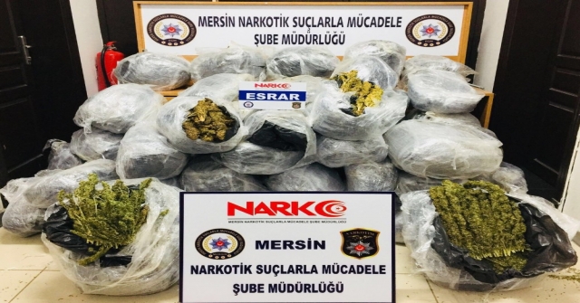 Mersinde 198 Kilo Esrar Ele Geçirildi