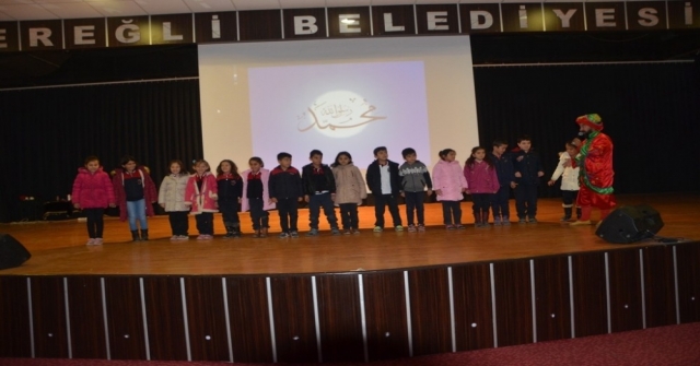 Ereğlide Peygamberimi Öğreniyorum Adlı Çocuk Tiyatrosu Sergilendi