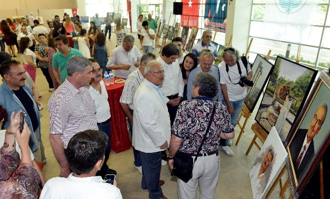 Mersin’in Güzellikleri Ressamların Elinde Hayat Buldu