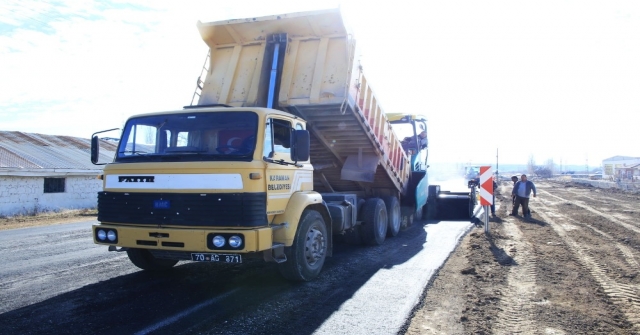 Karaman Belediyesinde Asfalt Çalışmaları