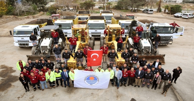 Mersinde Belediye Ekipleri Kışa Hazır