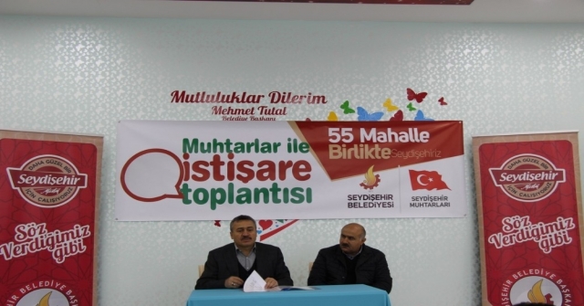 Başkan Tutal, Muhtarlarla Karla Mücadele Toplantısı Düzenledi