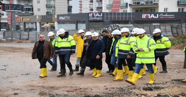 Kocamaz, Belediye Çalışmalarını Yerinde İnceledi