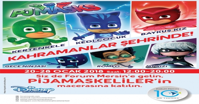 Pijamaskeliler, Yarıyılda Forum Mersinde