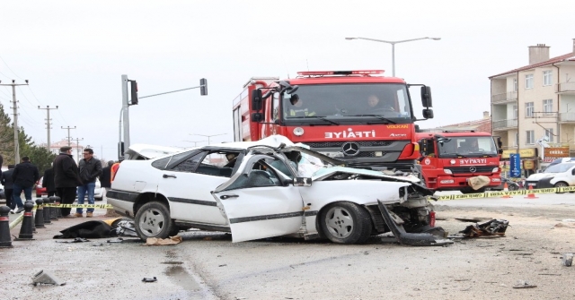 Karamanda 1 Kişinin Öldüğü Kazanın Kamera Görüntüleri Ortaya Çıktı