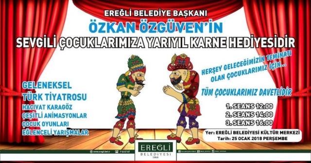 Başkan Özgüvenden Çocuklara Karne Hediyesi