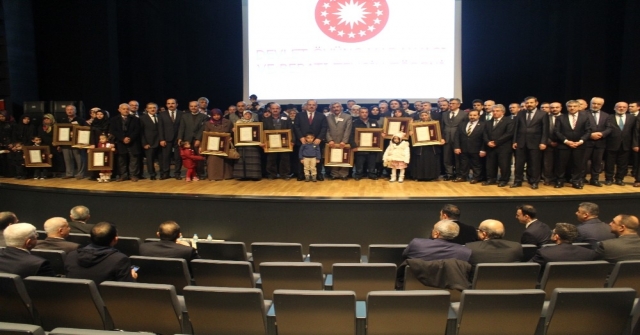 Konyada Şehit Aileleri Ve Gazilere Devlet Ödünç Madalyaları Verildi