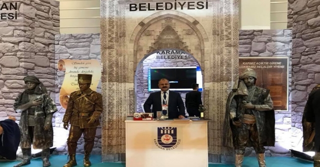 Karaman Belediyesinin Emitt Fuarında Açtığı Stant Büyük İlgi Gördü