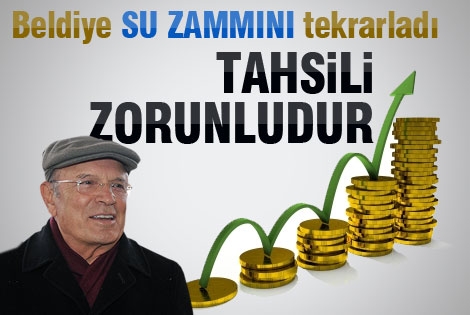 Belediye su zammını tekrarladı