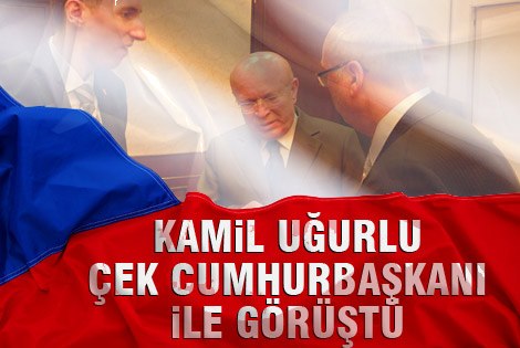 Kâmil Uğurlu Çek Cumhuriyeti Cumhurbaşkanı Vaclav Klaus İle Görüştü