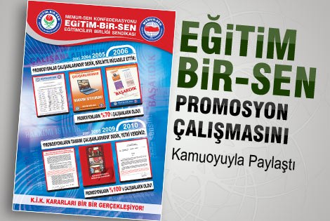 Eğitim Bir-Sen Promosyon Çalışmasını açıkladı