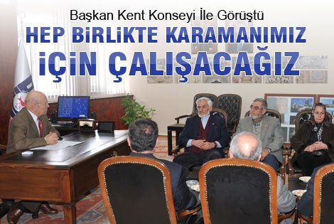 Hep Birlikte Karamanımız İçin Çalışacağız